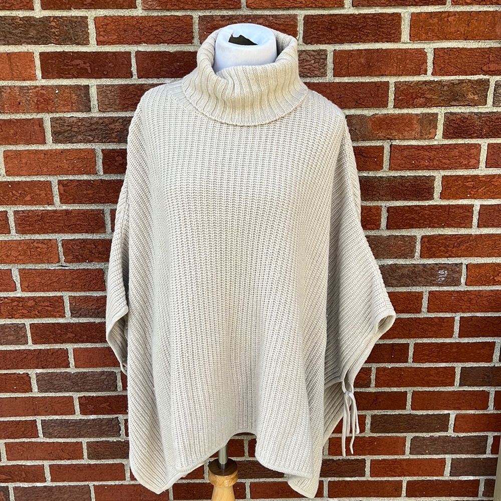 Loft Khaki Poncho